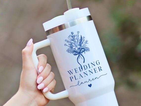 Personalized Wedding Planner Tumbler, Gift for Wedding Planner Mugs, Wedding Coordinator Thank You Gifts, Custom Wedding Planner Cups