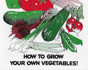 1975 Vigoro Vegetable Garden Book: Vintage Gardening Guide (PDF)
