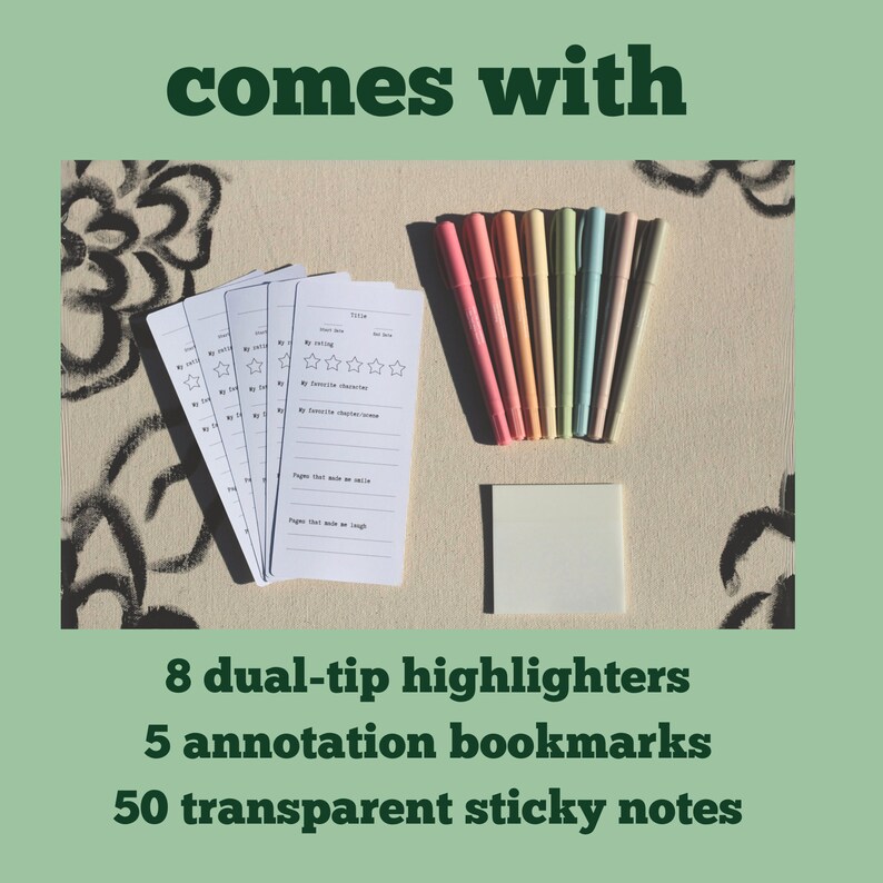 Annotation Kit Annotating Annotated Book Kit Transparent Sticky Clear