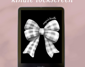 Écran de verrouillage personnalisé Kindle | Écran de veille personnalisé | Accessoires Kindle | Oasis Paperwhite | Votre nom EPUB | Booktok Bookstagram Coquette