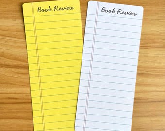 Book Review Bookmark | Library Card Log | Review Tracker | Personalize Bookmark | Book Club Card | TBR Reading List | Coquette Academia