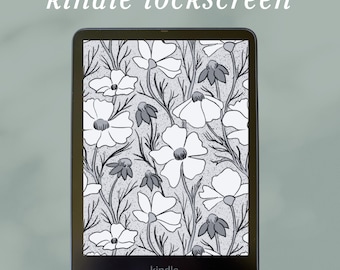 Cosmos Coquette Kindle Lockscreen Instant Download | Screensaver | Kindle Accessories | Paperwhite Oasis |  EPUB | Booktok Grandmillenial