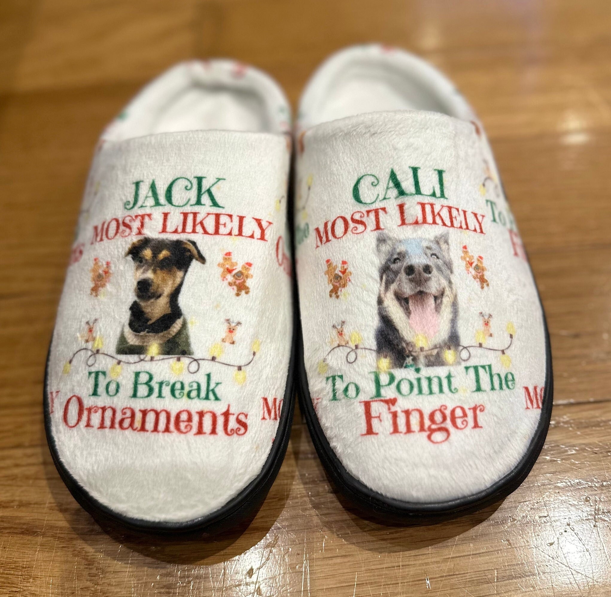 custom made dog slippers