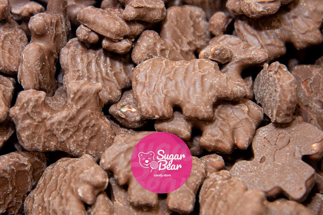Milk Chocolatecovered Animal Crackers Whimsical Treats for Etsy