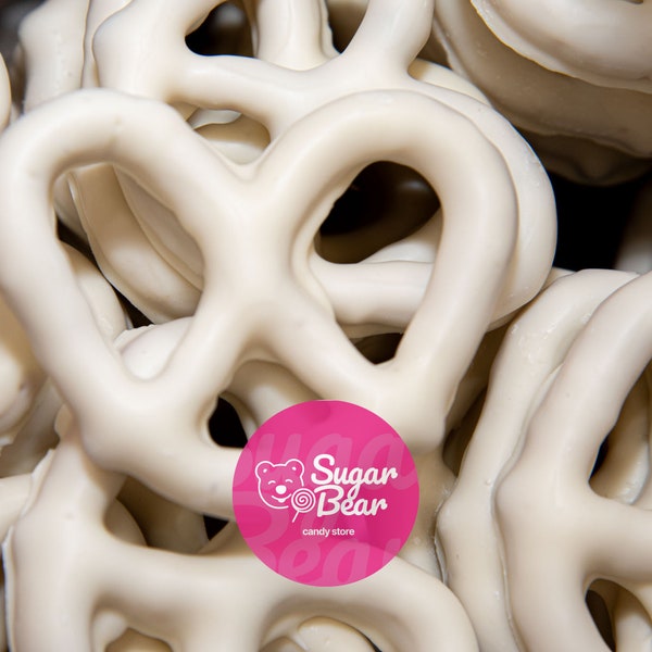Elegant White Chocolate-Covered Big Pretzels - A Perfect Harmony of Crunch and Cream