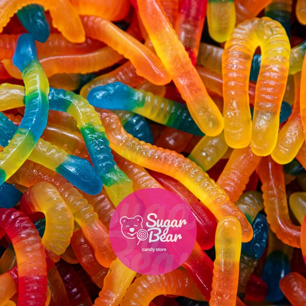 Sugar-Free Gummy Worms - Sweet, Chewy, and Guilt-Free