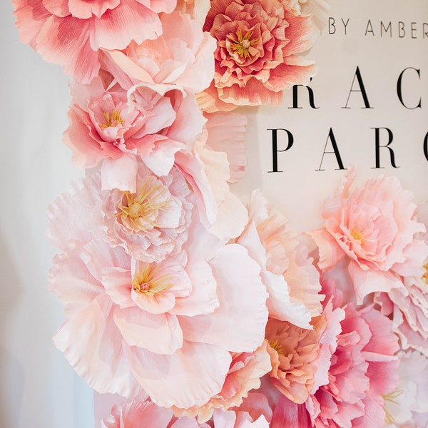 Hanging Paper Flower Etsy