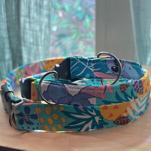 Disney Dog Collar Durable Pet Collar Cartoon Dog Stitch Dog Collar Disney Lovers Dog Lovers Gift for Disney and Pet Lovers