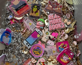 Pink Crafting Charm Confetti/Crafting Charm Scoop/Mystery Scoop