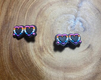 Rainbow Sunglasses Shoe Charm/Clog Charms