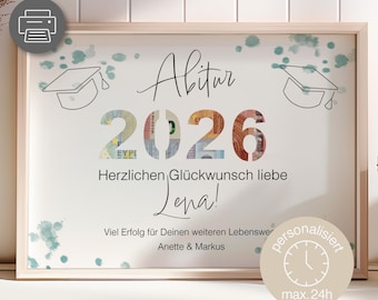 Personalized money gift for graduation | Graduation 2026 | School graduation congratulations | Exams passed | School leaving certificate | PDF Digital Download
