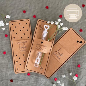 Modèle d'impression bulles de savon mariage | Cadeau pour les invités de mariage | Bureau d'enregistrement | Souvenirs de mariage | Anniversaire de mariage | Téléchargement numérique | PDF