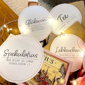 Kerstmarkt om mee te nemen | 7 labels | Kerstcadeau-idee | Cadeaupakket | Glühwein | Kersttijd | Doe-het-zelf | PDF-download afbeelding 2