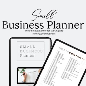 Small Business Planner Editable Canva Template | Business Owner | Income Tracker | Expense Tracker | Sales Planner | Store Planner | New |