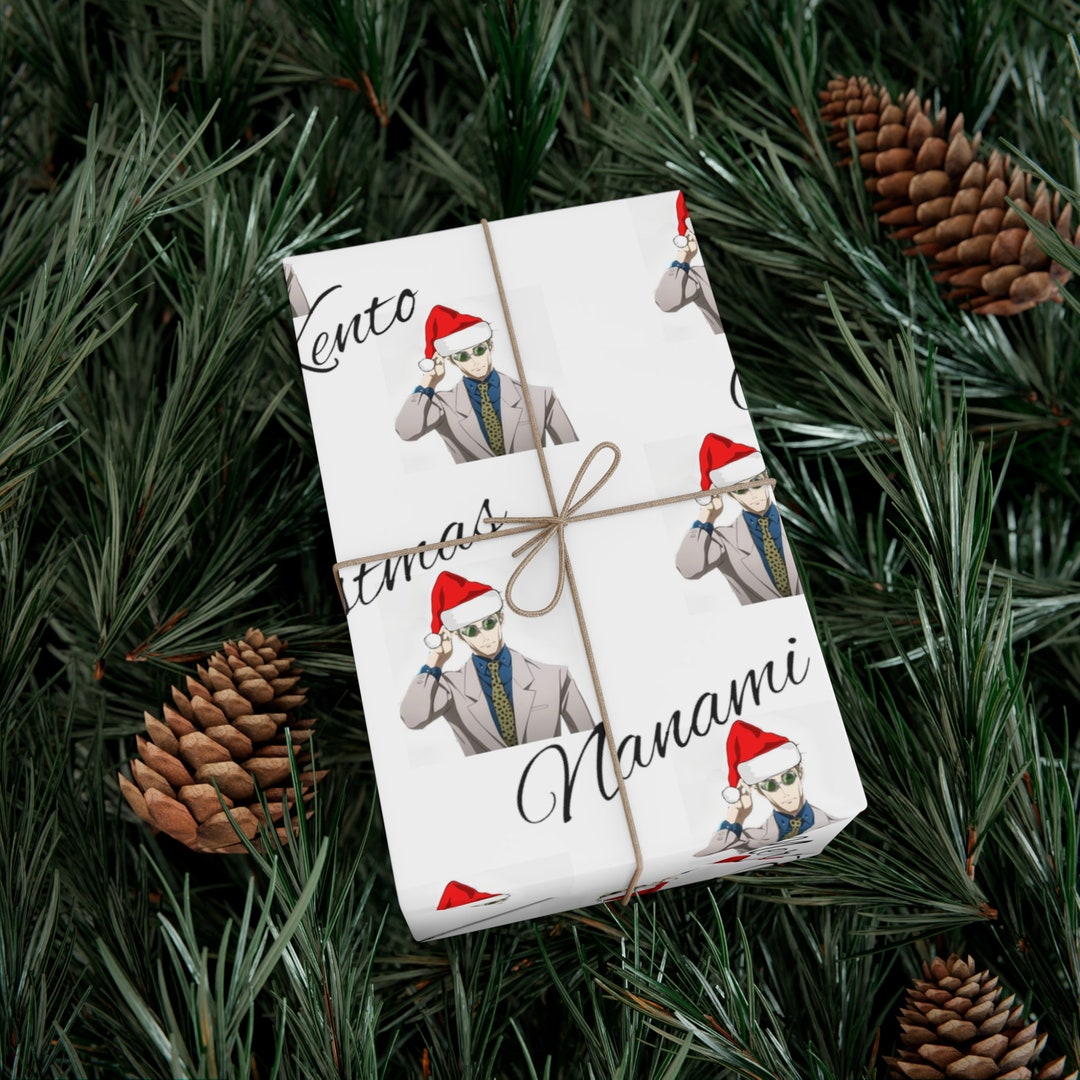 Jujutsu Kaisen Wrapping Paper Nanami Kento Anime Gift Gift for Her Gift