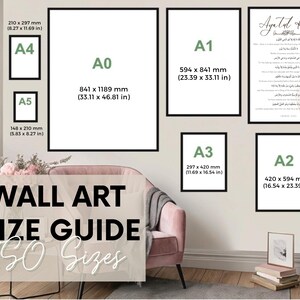 Ayatul Kursi Nursery Print: Islamic Wall Art - Poster Hanger, Islamic Nursery Prints, Nursery Islamic Poster - Muslim Baby Gift image 10