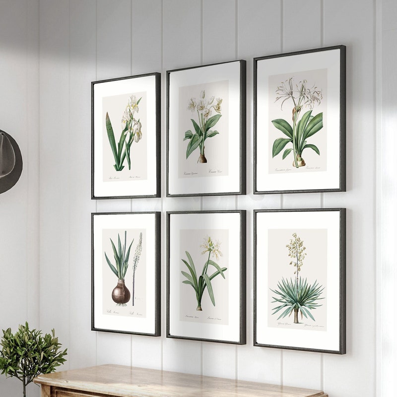 View of Minimalist Botanical Branch Framed Wall Art with Black Frame - Amazon