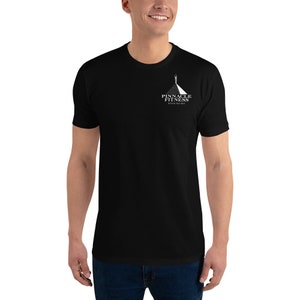 Mens Pinnacle Fitness T-shirt w/ Front & Back Logo