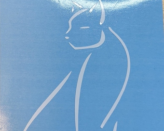 Love cat -Vinyl decal for pet lovers  | Vinyl | Many colors to choose from!