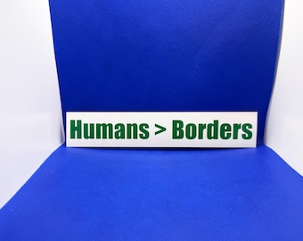 Humans > Borders  | Vinyl | Many colors to choose from!