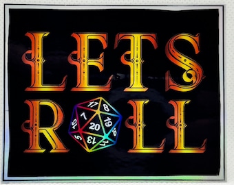 Lets roll - Fantasy Role Playing dice nerd