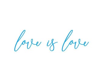 Love is love  | Vinyl | Many colors to choose from!