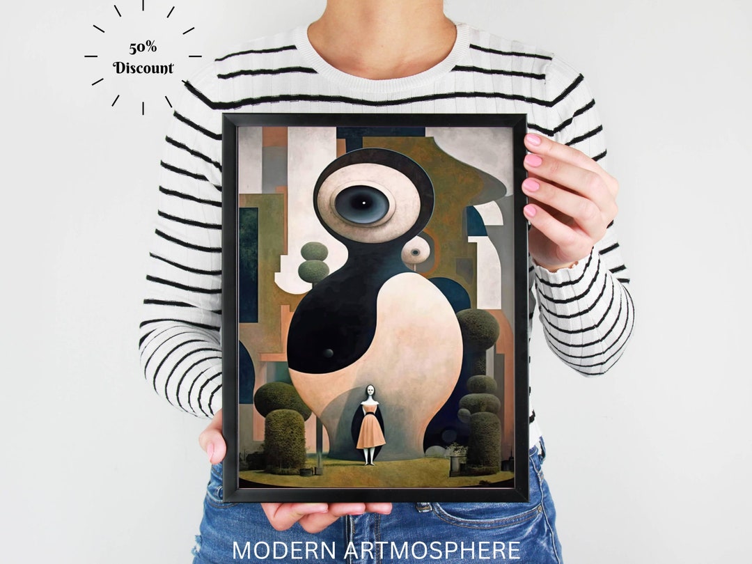 Modern Surreal Art Surreal Garden Print Surreal Nature Etsy