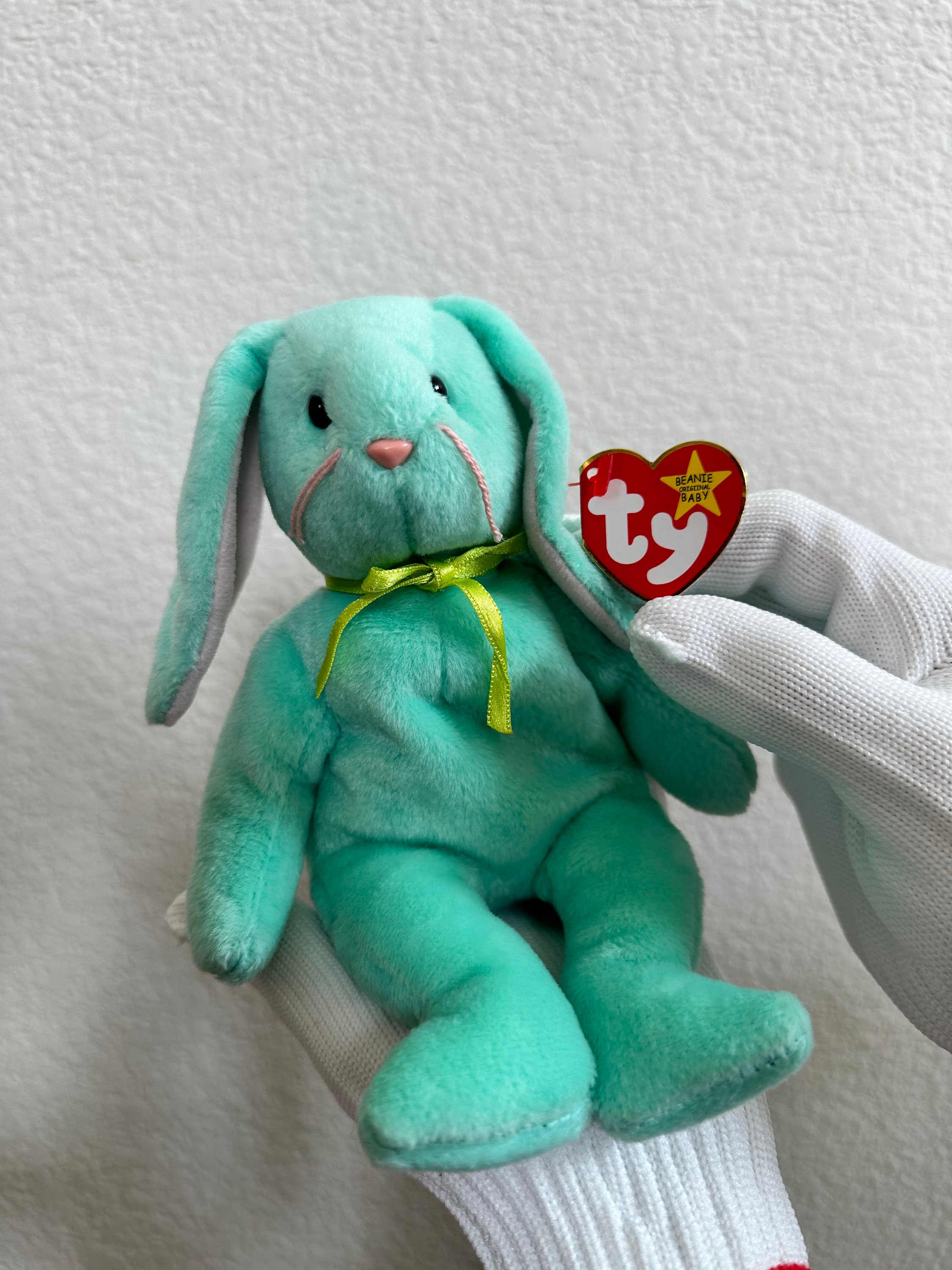 TY Beanie Baby Hippity Very Rare With Tag Errors Etsy