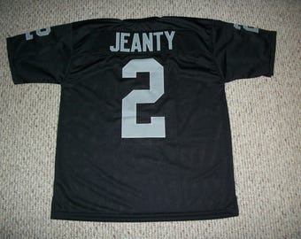 Ashton Jeanty #2 Sewn Stitched Custom Jersey Black Las Vegas All Adult Sizes