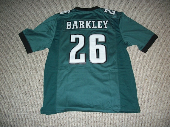 Saquon Barkley #26 Sewn Stitched Custom Jersey Green Philadelphia