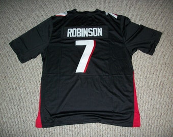 Bijan Robinson #7 Sewn Stitched Custom Jersey Throwback Red Atlanta All Adult Sizes