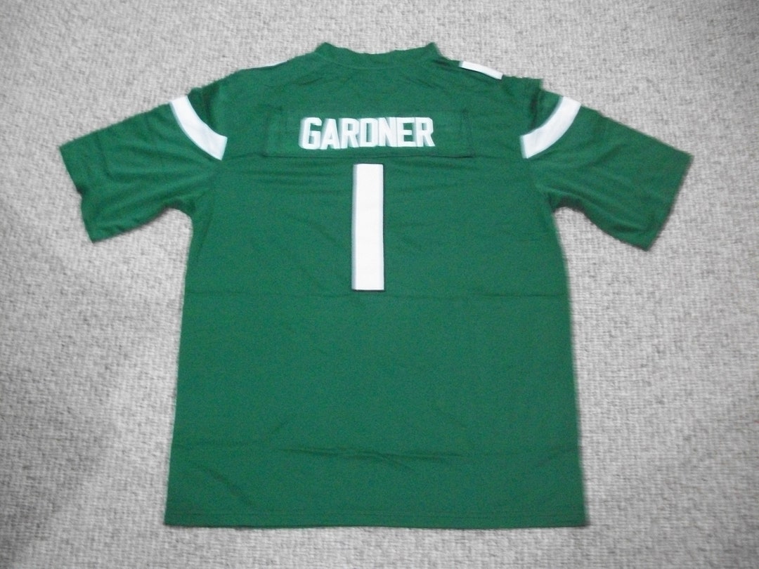 Sauce Gardner Sewn Stitched Custom Jersey Green New York All Adult