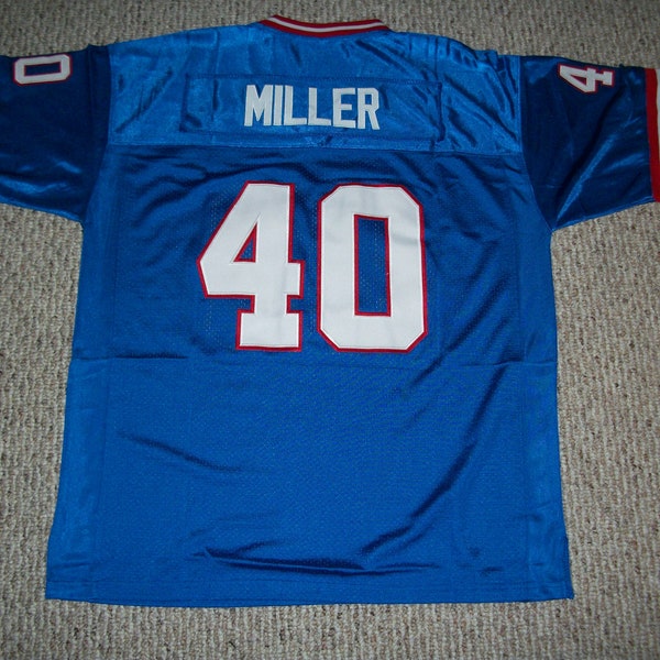 Von Miller #40 Sewn Stitched Custom Jersey Blue Buffalo All Adult Sizes