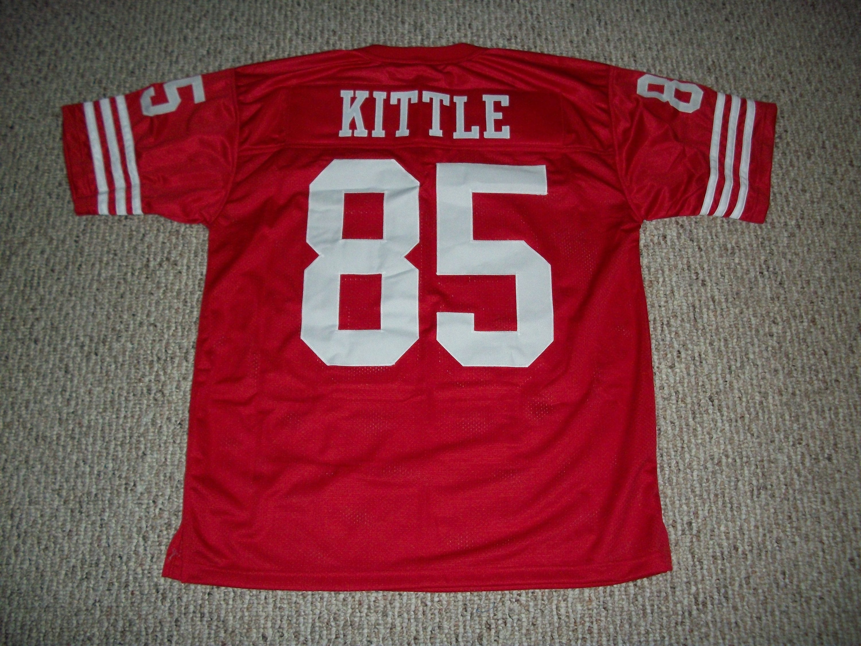 Nike San Francisco 49ers No85 George Kittle Gold Women's Stitched NFL Limited Inverted Legend Jersey