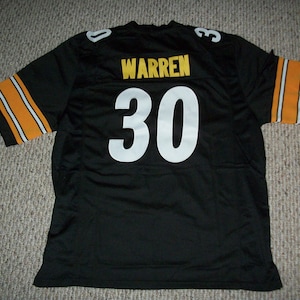 Jaylen Warren #30 Sewn Stitched Custom Jersey Pittsburgh Black All Adult Sizes