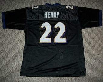 Derrick Henry #22 Sewn Stitched Custom Jersey Black Baltimore All Adult Sizes