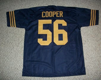 Edgerrin Cooper #56 Sewn Stitched Custom Green Bay Throwback Jersey 1920's Blue Sizes S-3XL