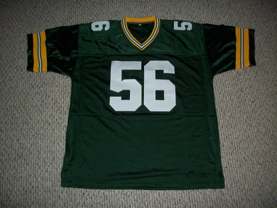 Edgerrin Cooper #56 Sewn Stitched Custom Jersey Green Green Bay