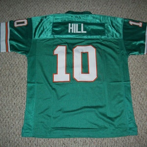Tyreek Hill #10 Sewn Stitched Custom Jersey Teal Miami All Adult Sizes