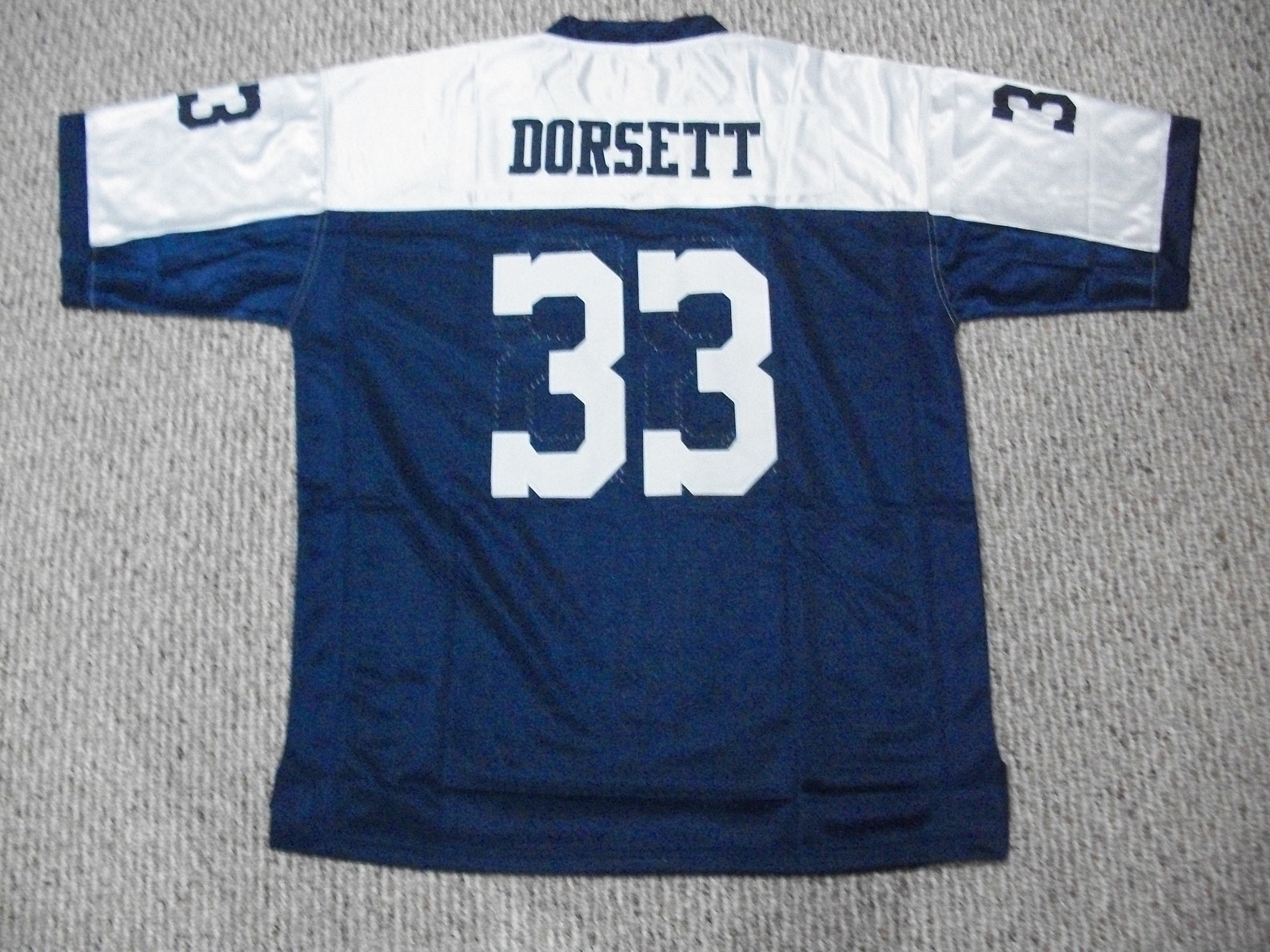 thumbnail image 2 of Unsigned Custom Sewn Pittsburgh Panthers Tony Dorsett Football Jersey - Blue (M, L, XL, 2XL) 2 of 5