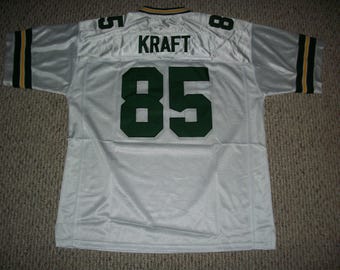 Tucker Kraft #85 Sewn Stitched Custom Jersey Green Bay White All Adult Sizes