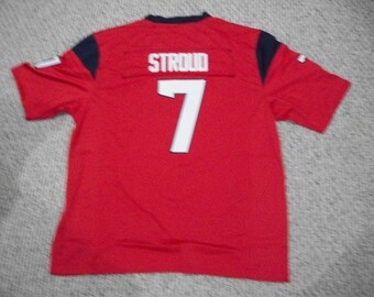 CJ Stroud #7 Sewn Stitched Custom Jersey Red Houston All Adult Sizes