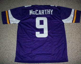 J.J. McCarthy #9 Sewn Stitched Custom Jersey Purple Minnesota All Adult Sizes