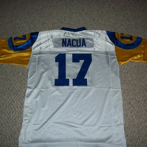 Puka Nacua #17 Sewn Stitched Custom Jersey White Los Angeles All Adult Sizes