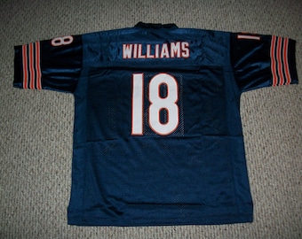 Caleb Williams #18 Sewn Stitched Custom Jersey Blue Chicago All Adult Sizes