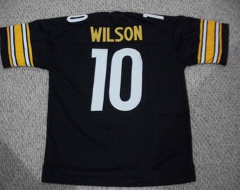 Roman Wilson #10 Sewn Stitched Custom Jersey Black Pittsburgh All Adult Sizes