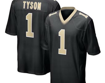 Jordyn Tyson Sewn Stitched Custom Jersey Black New Orleans All Adult Sizes **PREORDER**