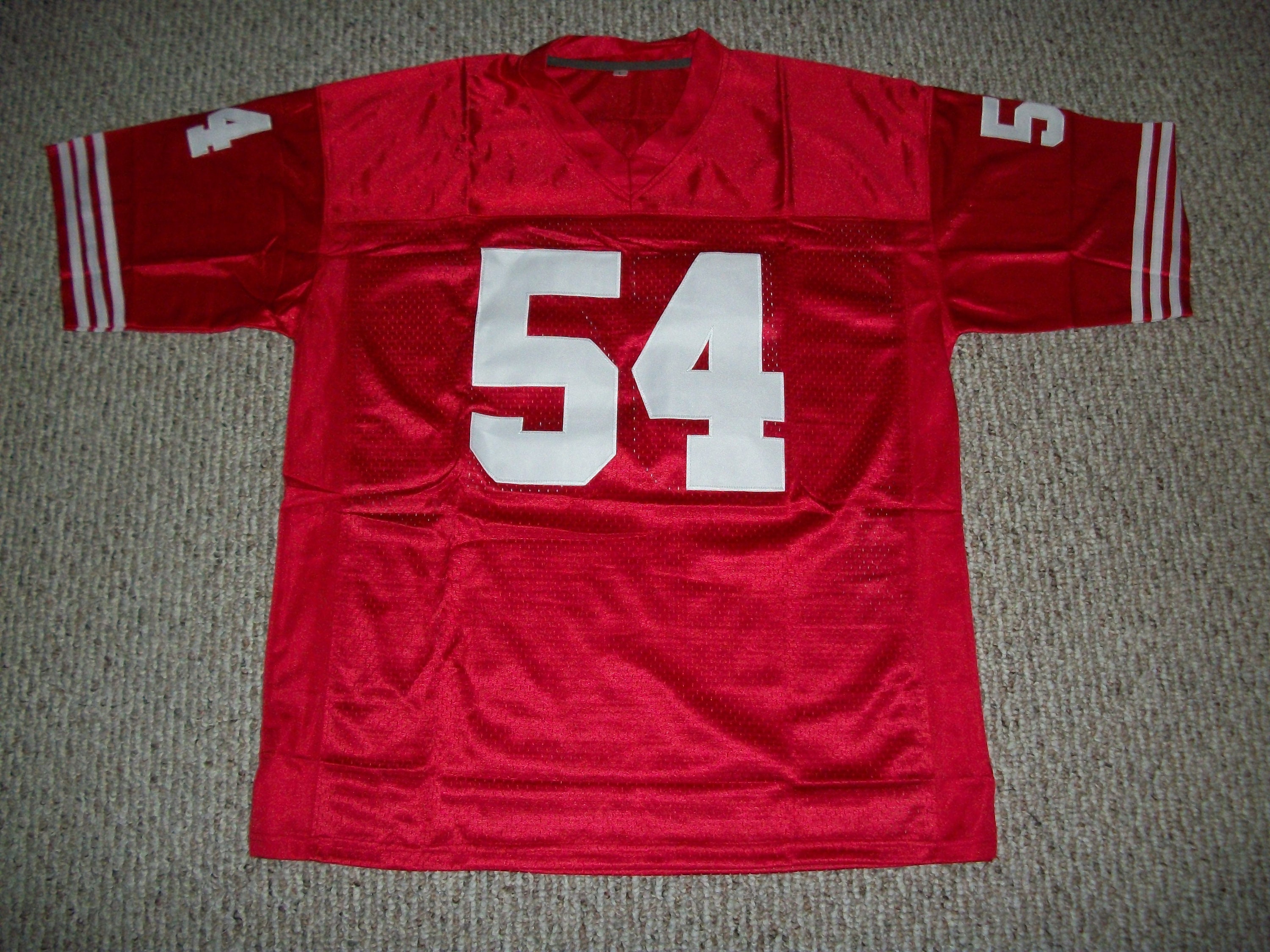 thumbnail image 2 of Fred Warner 49ers Men’s Jersey – White All-Stitched NFL Gear For Game Day 2 of 6