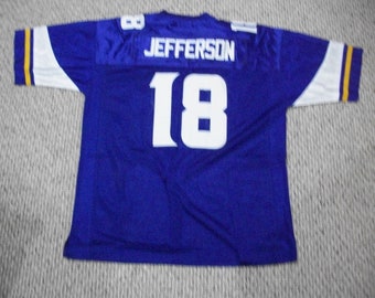Justin Jefferson #18 Sewn Stitched Custom Jersey Purple Minnesota All Adult Sizes