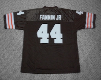 Harold Fannin Jr. #44 Sewn Stitched Custom Jersey Brown Cleveland All Adult Sizes